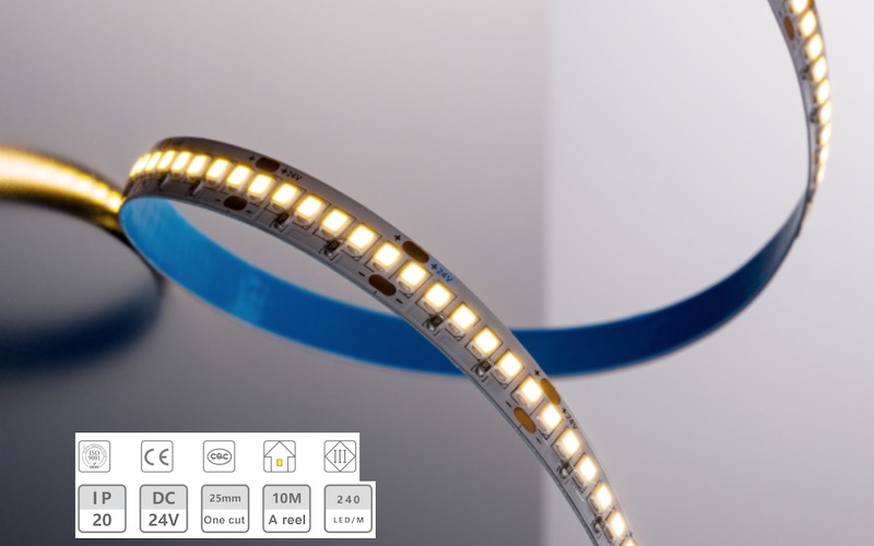 24v-10mm-240D aşağı gərginlikli işıq zolağı