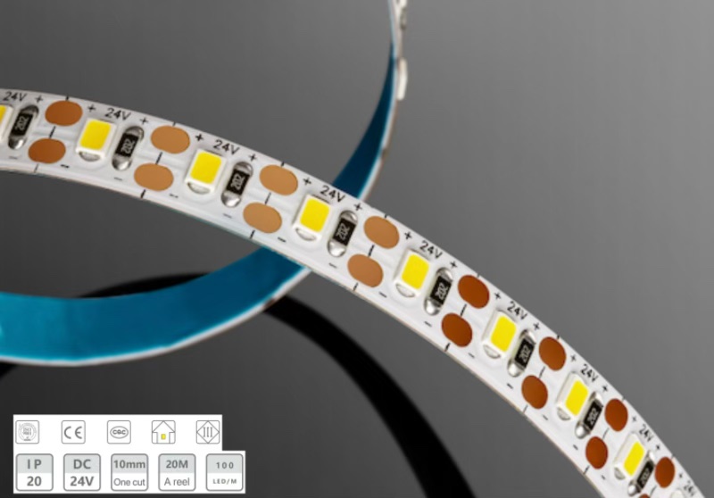 24V-8mm monochrome low-voltage light strip
